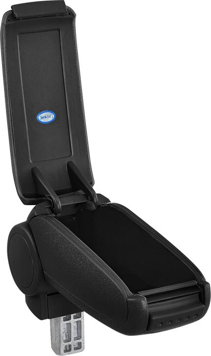 Immagine prodotto Pro-Tec Bracciolo centrale Seat Ibiza con vano portaoggetti in similpelle nera con cuciture bianche