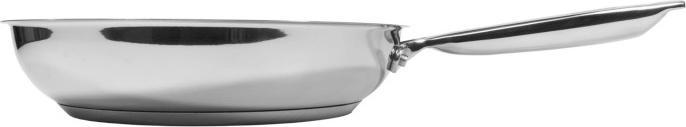 Produktbild Moneta Agreement Frying Pan 24 cm, Stainless Steel for Each hob (24 cm, Bratpfanne, Edelstahl)