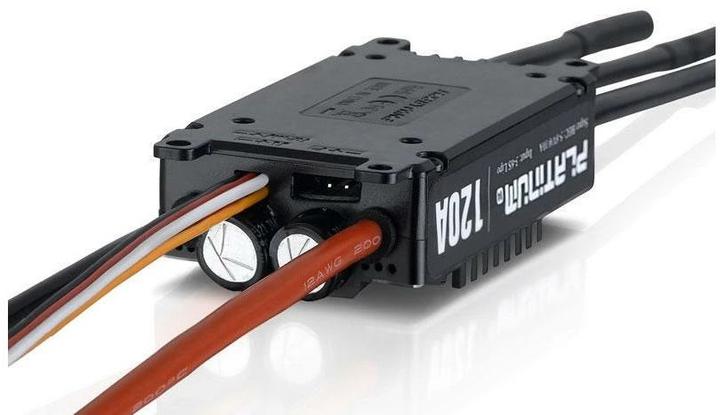 Actual product image Hobbywing Platinum Pro 120A V4 3-6s BEC 10A