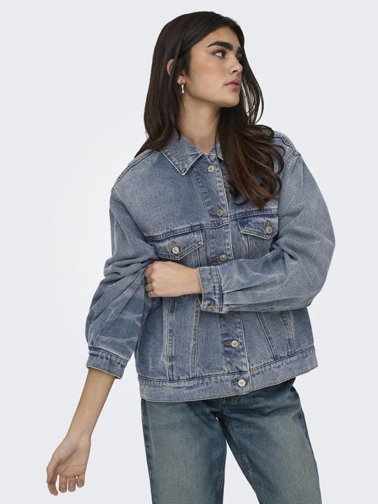 Image du produit Only Fly-Away col manches avec bouton Veste en jean (M)