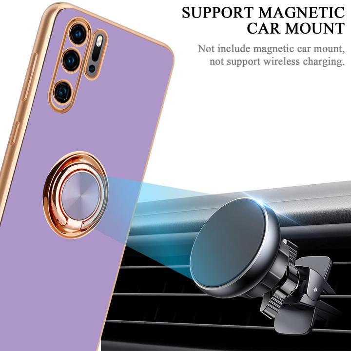 Produktbild Cadorabo Hülle für Huawei P30 PRO im TPU mit Kameraschutz und Ring LM089 Style (Huawei P30 Pro)