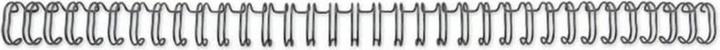 Actual product image GBC Wire binding spine 3:1 pitch