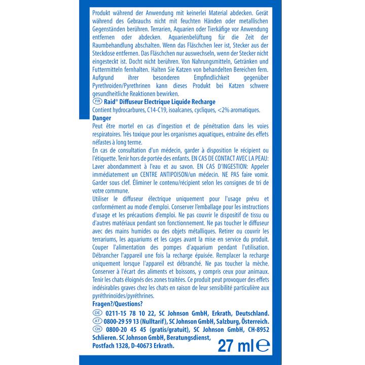 Immagine prodotto Raid Liquido di ricarica 45 notti (27 ml)