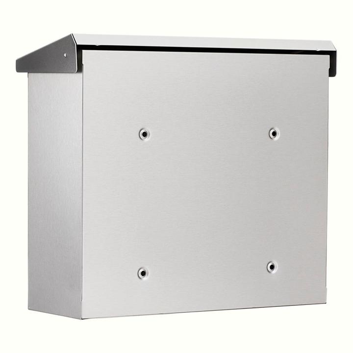Produktbild Burg Wächter Briefkasten Edelstahl BxHxT 380/340/148 mm Lucca 3713 Ni mit Öffnungsstopp