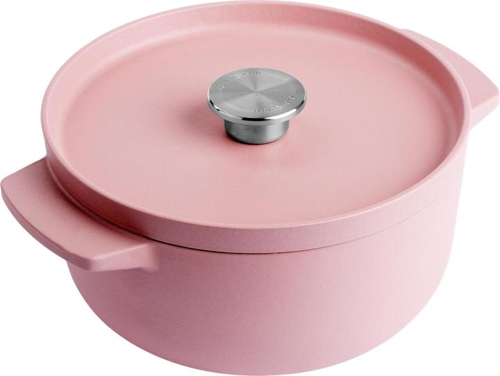 KitchenAid braadpan émail 22cm - rose séchée - édition limitée (26 cm, Cocotte + faitout, Fonte)