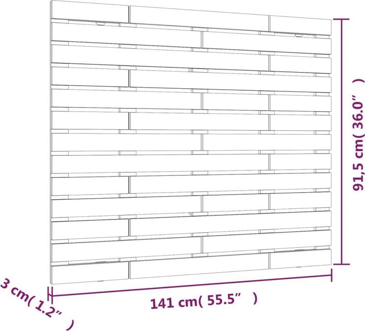Immagine prodotto VidaXL Oksiutka (141 x 3 x 91,5 cm)