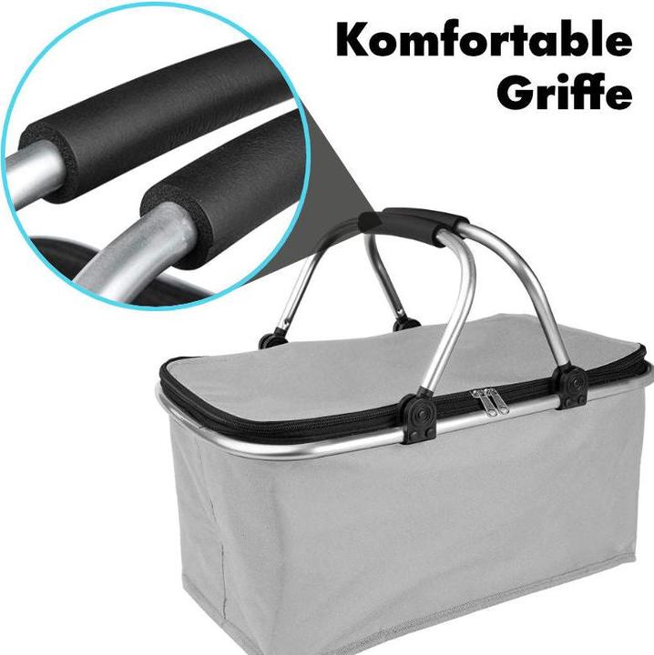 Actual product image Hermex Shopping Basket Carry Basket Cooler Bag Picnic Basket (25 l)