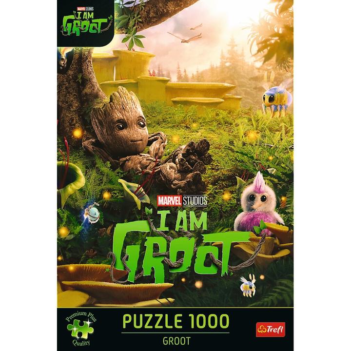 Actual product image Trefl Puzzle Premium Plus 1000 - Marvel Groot (1000 pieces)