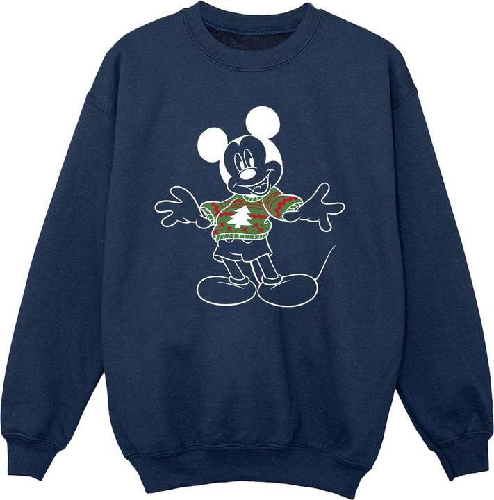 Produktbild Disney Mickey Mouse Xmas Jumper Sweatshirt Mädchen (140, 146)