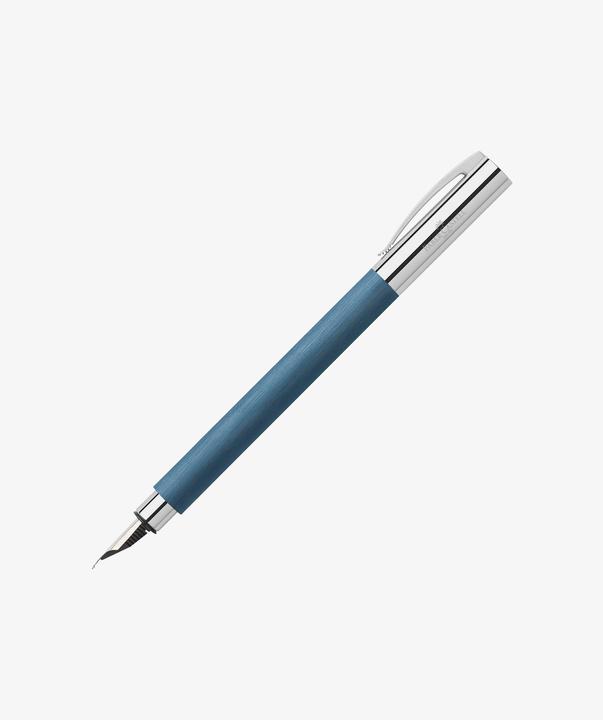 Actual product image Faber-Castell Füllfederhalter (Blue, Chromed, 1 x)