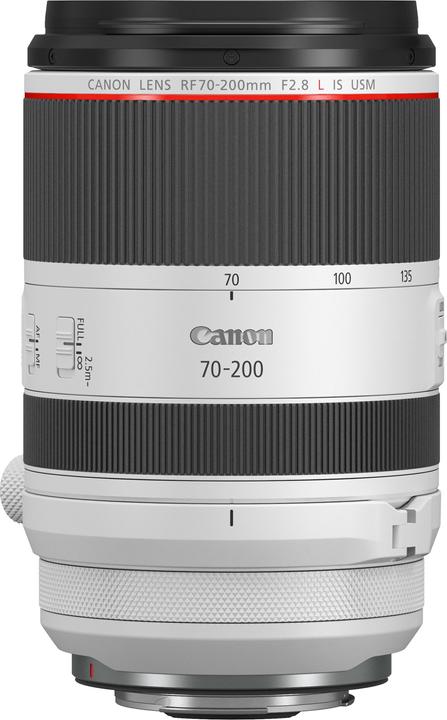 Canon RF 70-200mm f/2.8 L IS USM (Canon RF, Plein format, APS-C / DX)