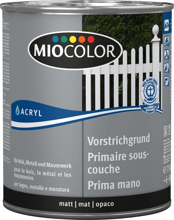 Produktbild Miocolor Acryl Vorstrichgrund (Weiss, 0.75 l)