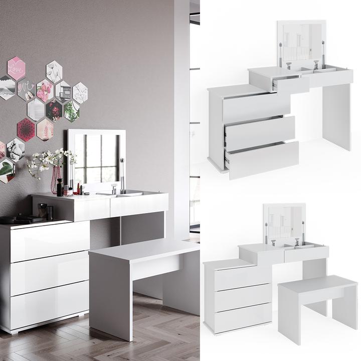 Immagine prodotto Vicco Lotus con sgabello (117 x 45 x 78 cm)
