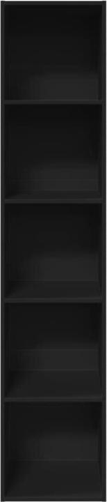 Image du produit VidaXL Bücherregal Standregal Büroregal Aktenregal Aufbewahrungsregal Schwarz (30 x 40 x 189 cm)