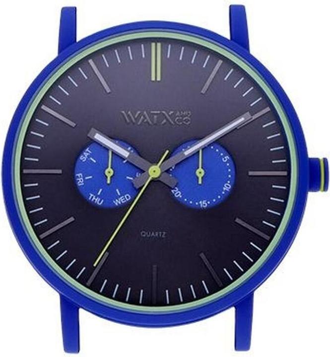 Watx & Colors Unisex-Uhr WXCA2743 Blau (Ø 44 mm) (44 mm)