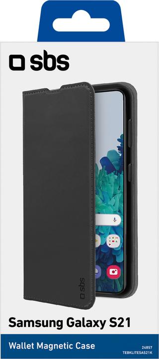 Immagine prodotto SBS Book Wallet Lite Samsung Galaxy S21, nero (Samsung Galaxy S21)