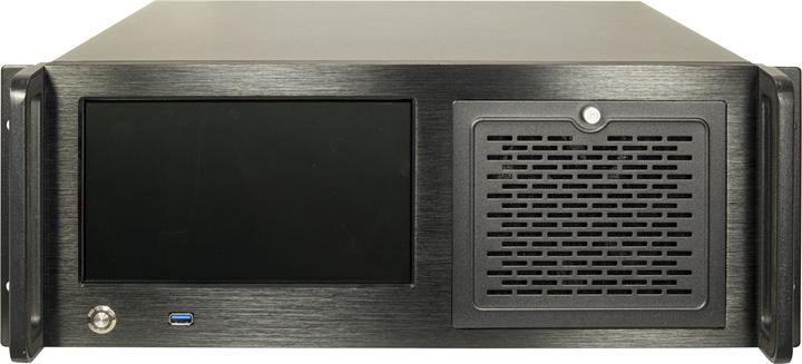 Produktbild Intertech Inter-Tech 48.3cm IPC 4U-4460TFT 4HE SERVER Touchpanel 8,9" (4 HE, 19 Zoll Rack)