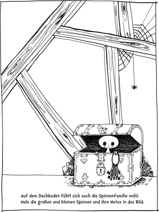 Image du produit Le petit fantôme (à colorier, à continuer de colorier, à dessiner soi-même)