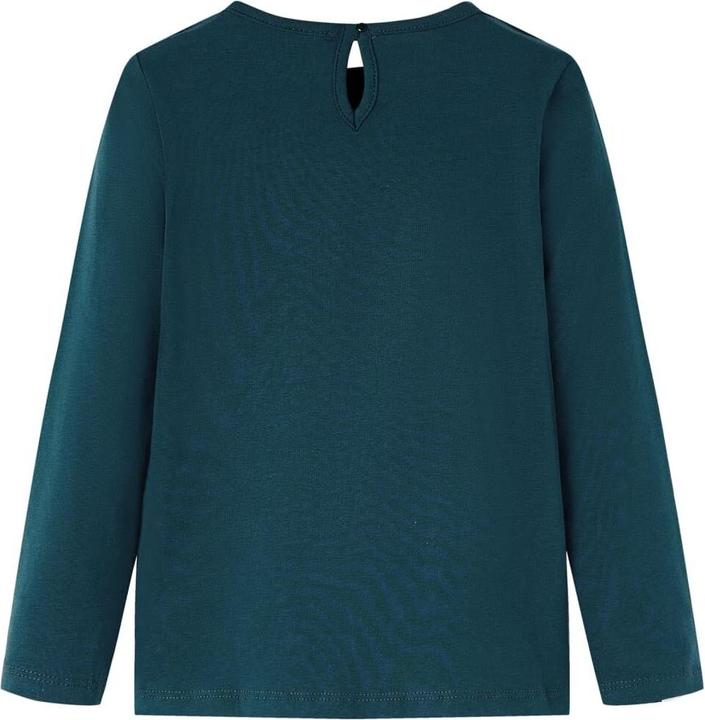 Produktbild VidaXL Kinder-Langarmshirt Dunkelgrün 104,Material: 95 (104)