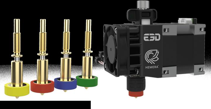 Produktbild E3D Online E3D Revo Hemera 1.75MM 12V inkl. Düsenset (Hotend)