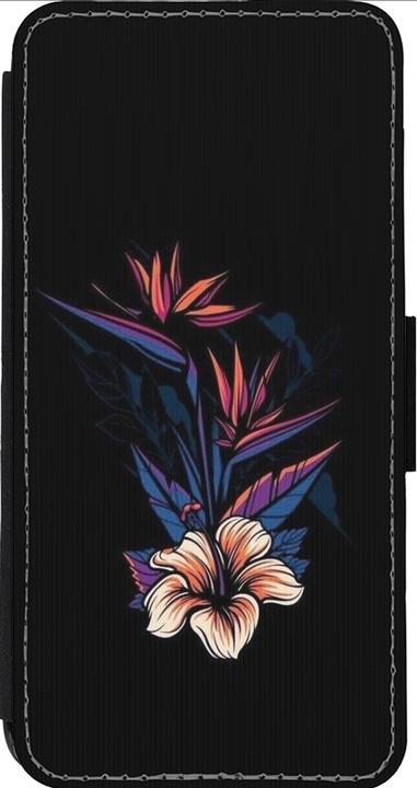 Produktbild PhoneLook Hülle Wallet schwarz Dark Flowers (Apple iPhone 14 Pro Max)