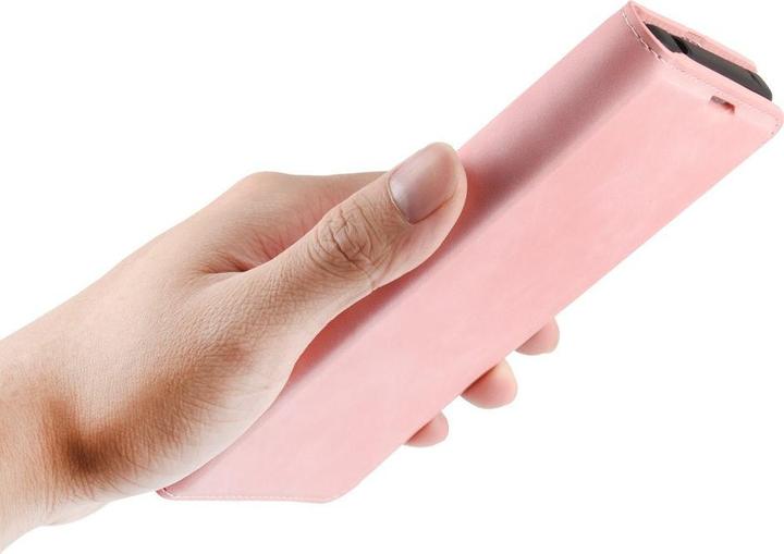 Produktbild Cover-Discount iPhone 12 / 12 Pro - Seidige Stand Flip Case Hülle rosa (Apple iPhone 12, Apple iPhone 12 Pro)