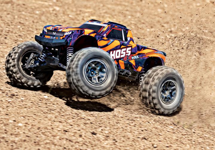 Actual product image Traxxas Hoss Electric Brushless Monster Truck 4WD 1:10 RTR orange (RTR Ready-to-Run)