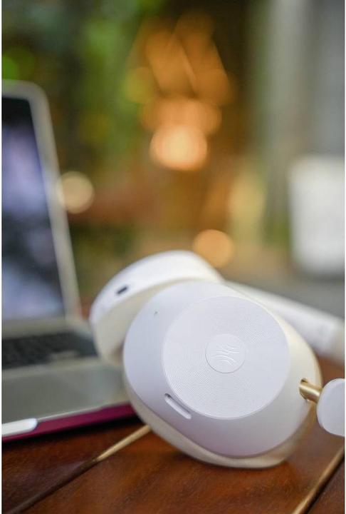 Produktbild OneOdio Handy Over Ear Kopfhörer Bluetooth® Weiss Noise Cancelling (ANC, 75 h, Kabellos)