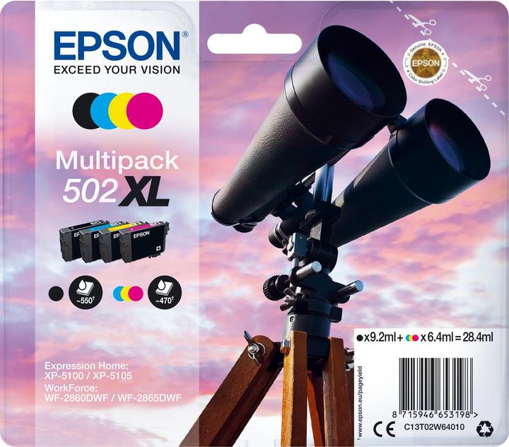 Epson Ink/502XL cular CMYK SEC (M, C, Y, FC)