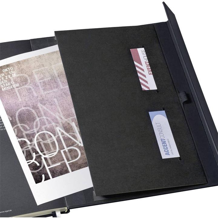 Actual product image Sigel Pure, Hardcover (A4, Checked, Hardcover)