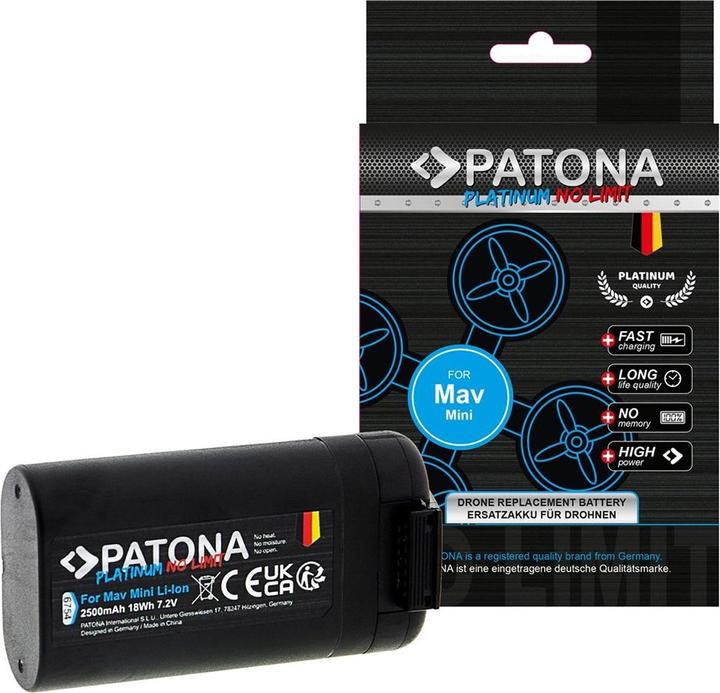 Actual product image Patona Platinum Battery DJI Mavic Mini (Drone battery, DJI Mavic Mini)