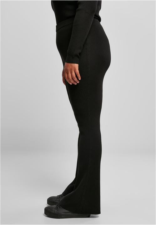 Actual product image Urban Classics Ladies Rib Knit Bootcut Leggings - 16766 (XL)