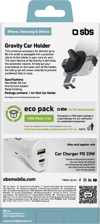 Produktbild SBS Gravity Car Holder