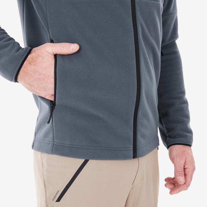 Image du produit Quechua Veste Polaire De Randonnée Mh 500 Abyss Grey (XL)