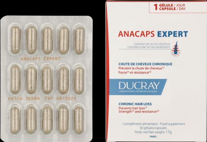 Immagine prodotto Pierre Fabre Ducray Anacaps Expert, 30 capsule (Lozione corpo)