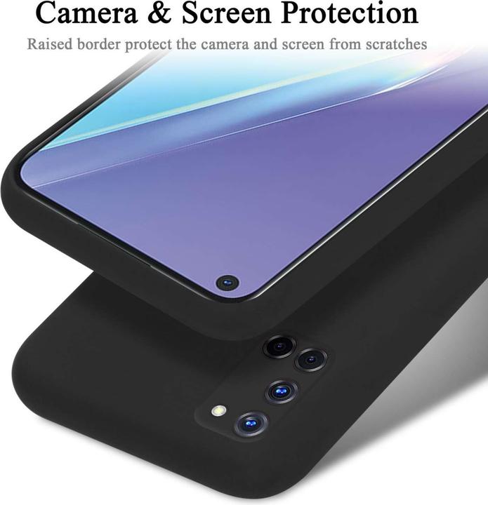 Actual product image Cadorabo Bumper Case for Oppo A72 TPU Liquid Silicone Cover for Oppo A72 (Oppo A72)