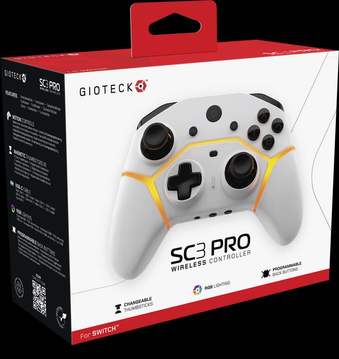 Image du produit Gioteck Contrôleur sans fil SC3 PRO (Switch, PC, Switch Lite, Switch OLED)