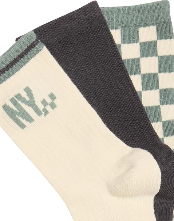 Immagine prodotto Jonen 3er-Pack Jungen Socken mit Schachbrettmuster (confezione da 3, 35, 38)