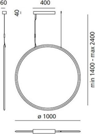 Actual product image Artemide Discovery Vertical (930 lm)