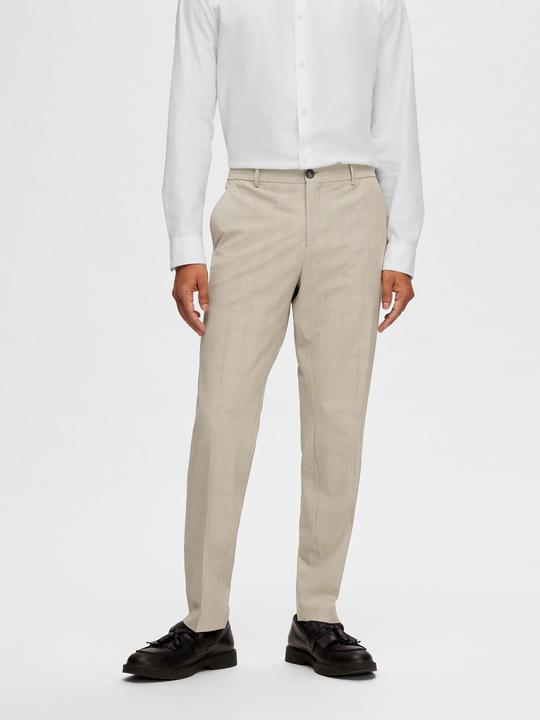 Actual product image Selected Homme Slim fit checked suit trousers (106)