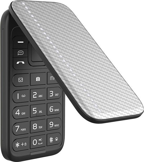 Actual product image Energizer Flip Phone Diamonds E282scd Sv (2.80", 2 Mpx, 4G)
