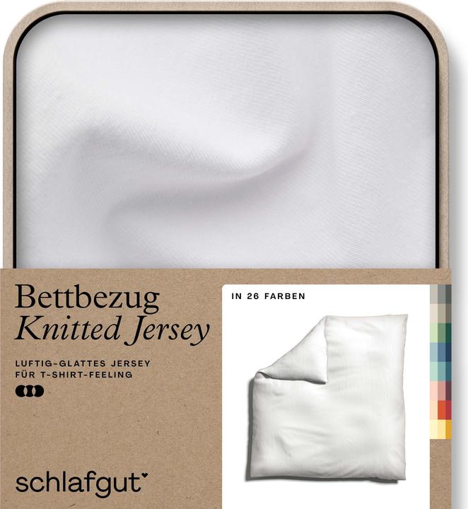 Immagine prodotto schlafgut Knitted Jersey (Copripiumino, 240 x 220 cm)