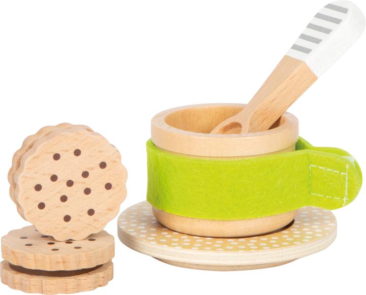 Actual product image small foot Coffee and tea set for children's kitchen.12484