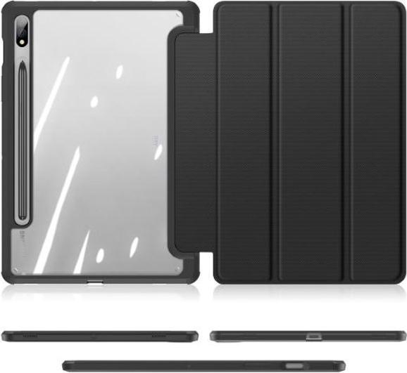 Image du produit Dux Ducis Etui de couverture de livre en cuir de la série Toby (Galaxy Tab S8, Galaxy Tab S7)