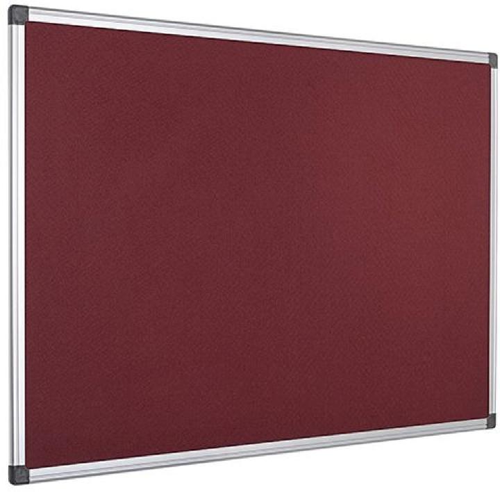 Bi-Office Pinnwand SA1205170 feuerhemmend 150x120cm burgunder (Pinnwand, 150 x 120 cm)
