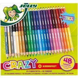 Produktbild Jolly 24 Supersticks Crazy Buntstifte farbsortiert (Mehrfarbig, 24 x)