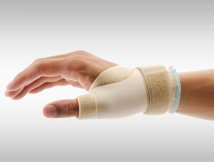 Produktbild Omnimed Ortho Pollex Lok Mittelhand-Daumenschiene links hautfarbig (L)