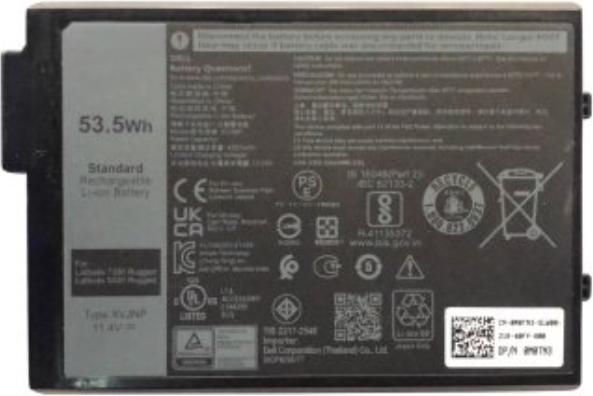 Image du produit Dell 53.5WHr 3C Battery Lat 5430 Rugged OEM: 6JRCP (3 cellules, 4457 mAh)