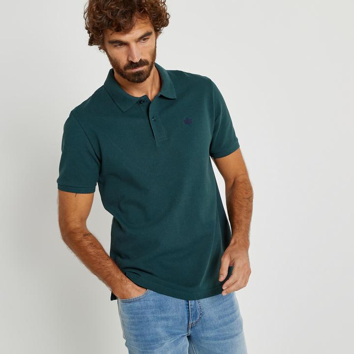 Actual product image La Redoute Collections Signature polo shirt with short sleeves (M)