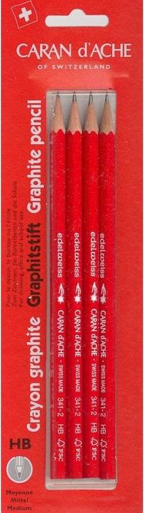 Image du produit Caran d'Ache Edelweiss Graphitstift im Blister (0.50 mm, HB, 4 x)